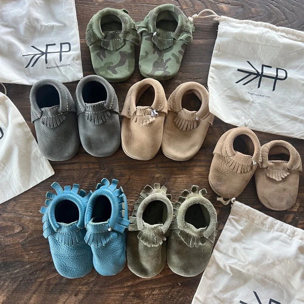 Lot of Freshly Picked moccasins